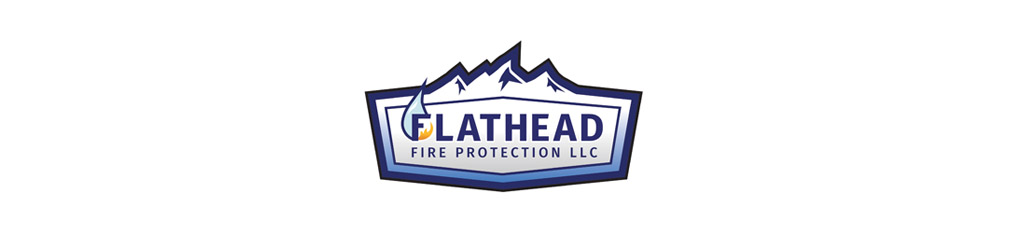Flathead Fire Protection logo and branding graphic design